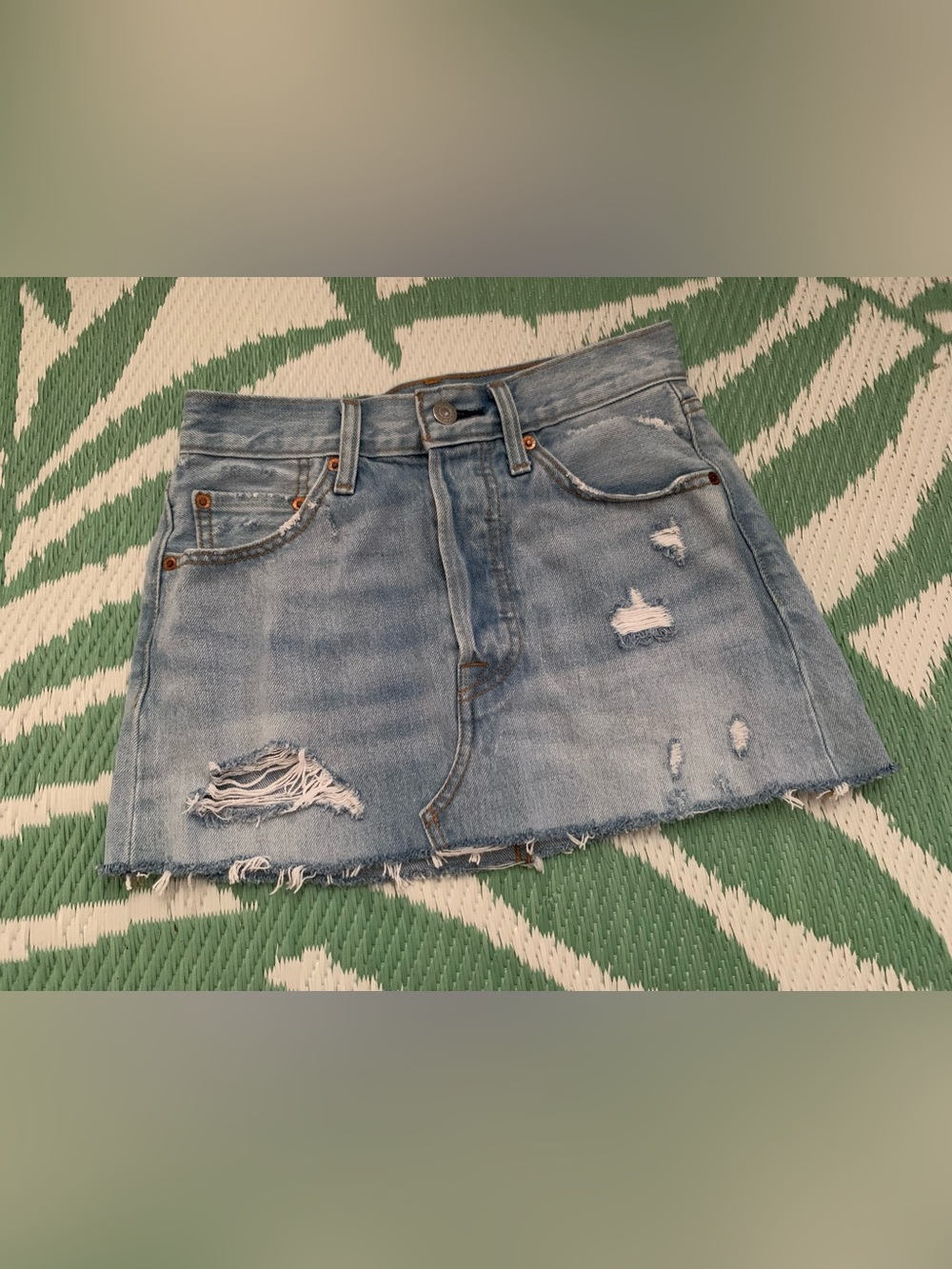 Levi’s denim micro mini skirt